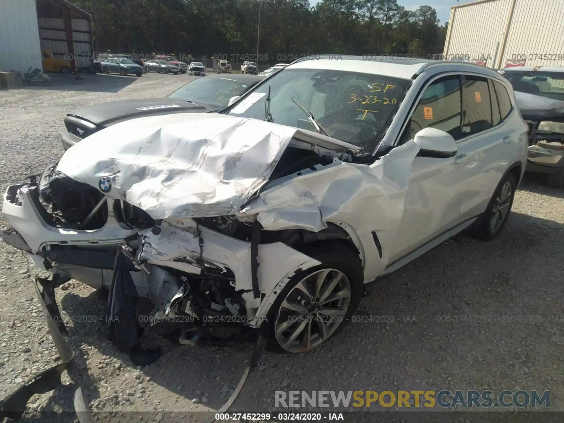 2 Photograph of a damaged car 5UXTR7C51KLR52914 BMW X3 2019