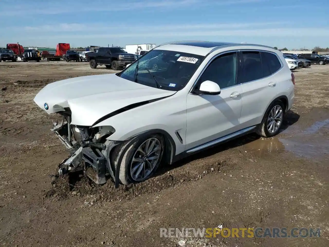 1 Photograph of a damaged car 5UXTR7C52KLE94299 BMW X3 2019