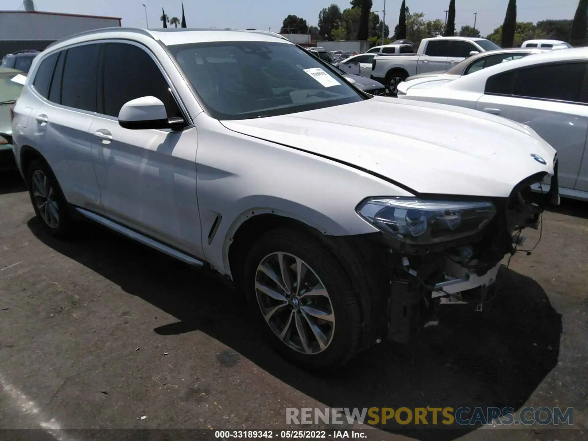 1 Photograph of a damaged car 5UXTR7C52KLE96635 BMW X3 2019