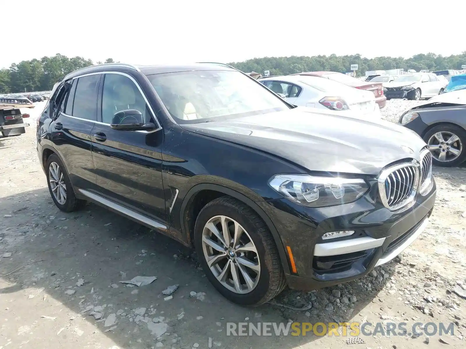 1 Photograph of a damaged car 5UXTR7C52KLE97204 BMW X3 2019