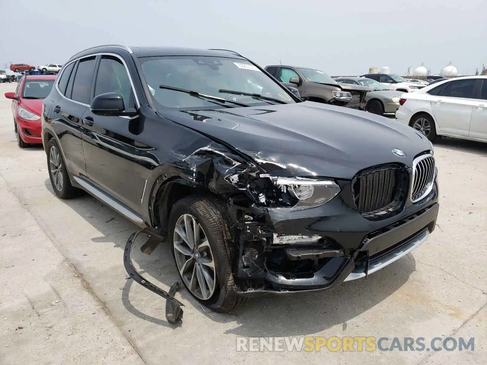 1 Photograph of a damaged car 5UXTR7C52KLE97316 BMW X3 2019