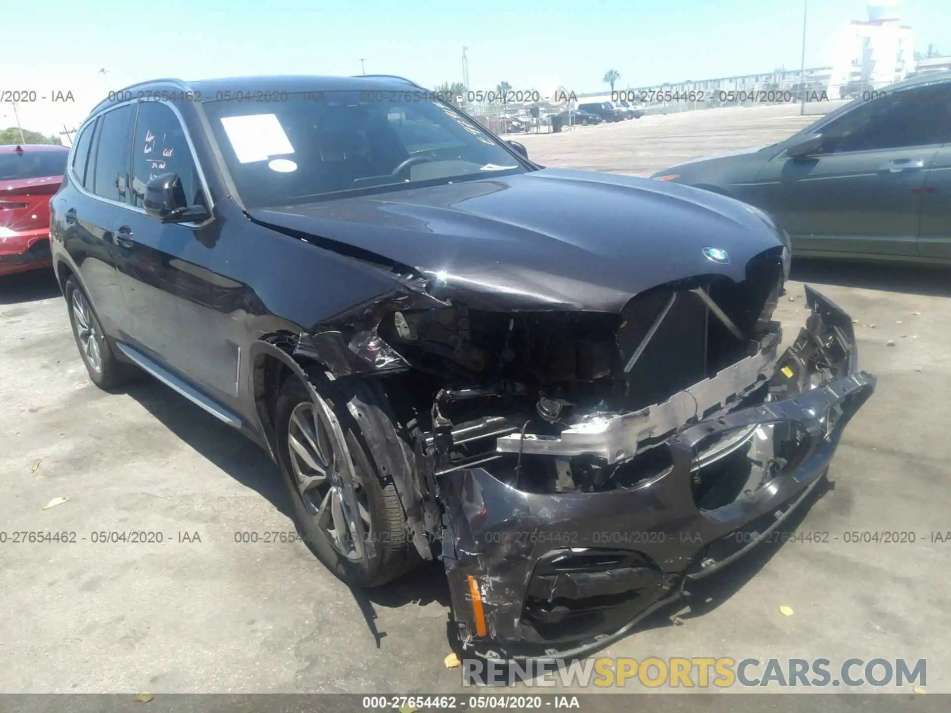 1 Photograph of a damaged car 5UXTR7C52KLE97414 BMW X3 2019