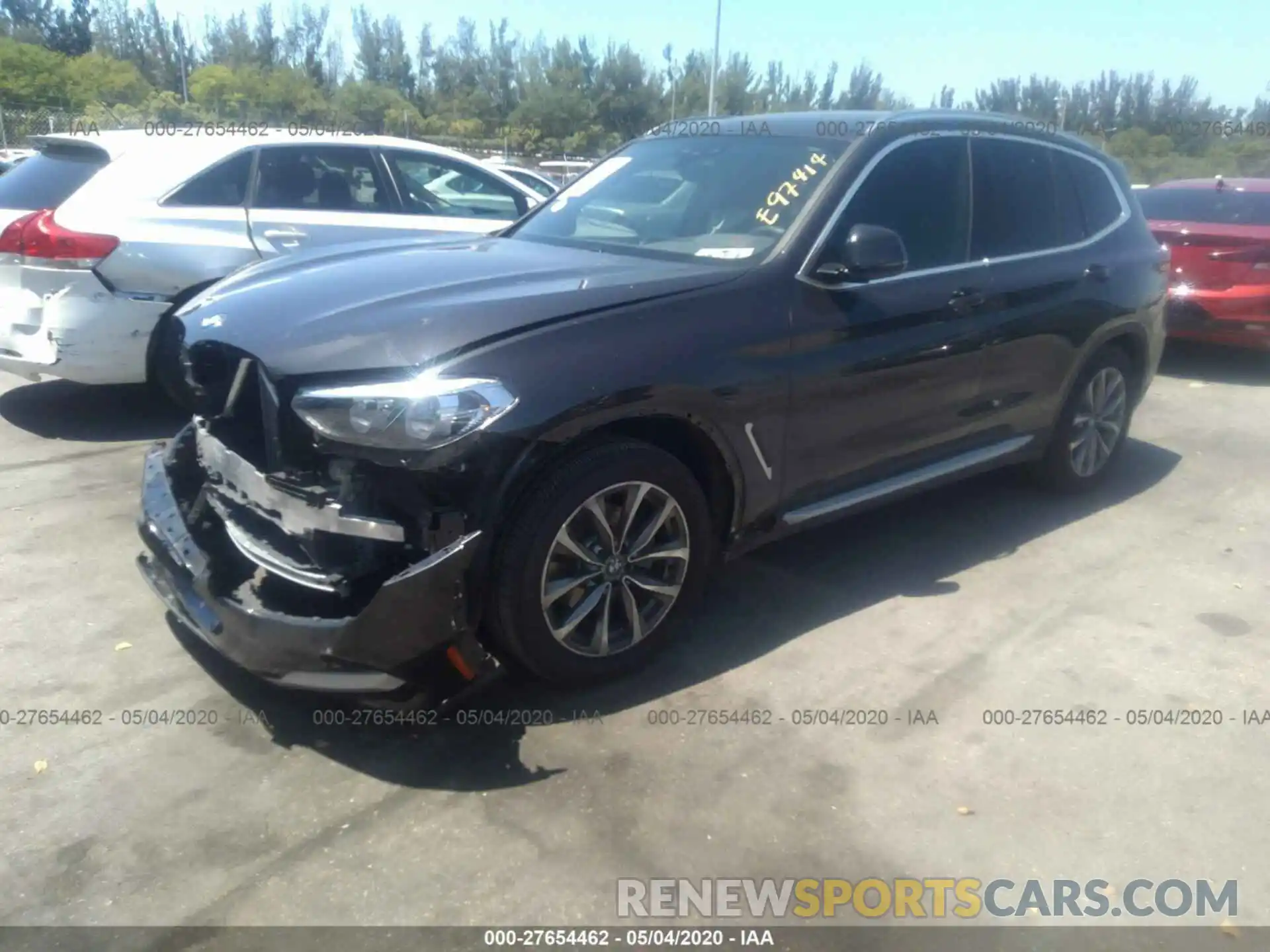 2 Photograph of a damaged car 5UXTR7C52KLE97414 BMW X3 2019