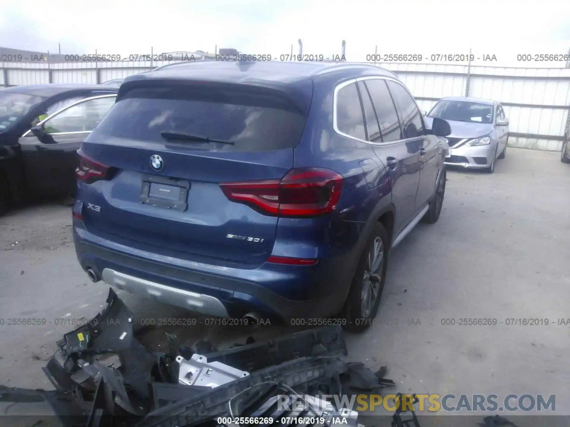 4 Фотография поврежденного автомобиля 5UXTR7C52KLE97493 BMW X3 2019