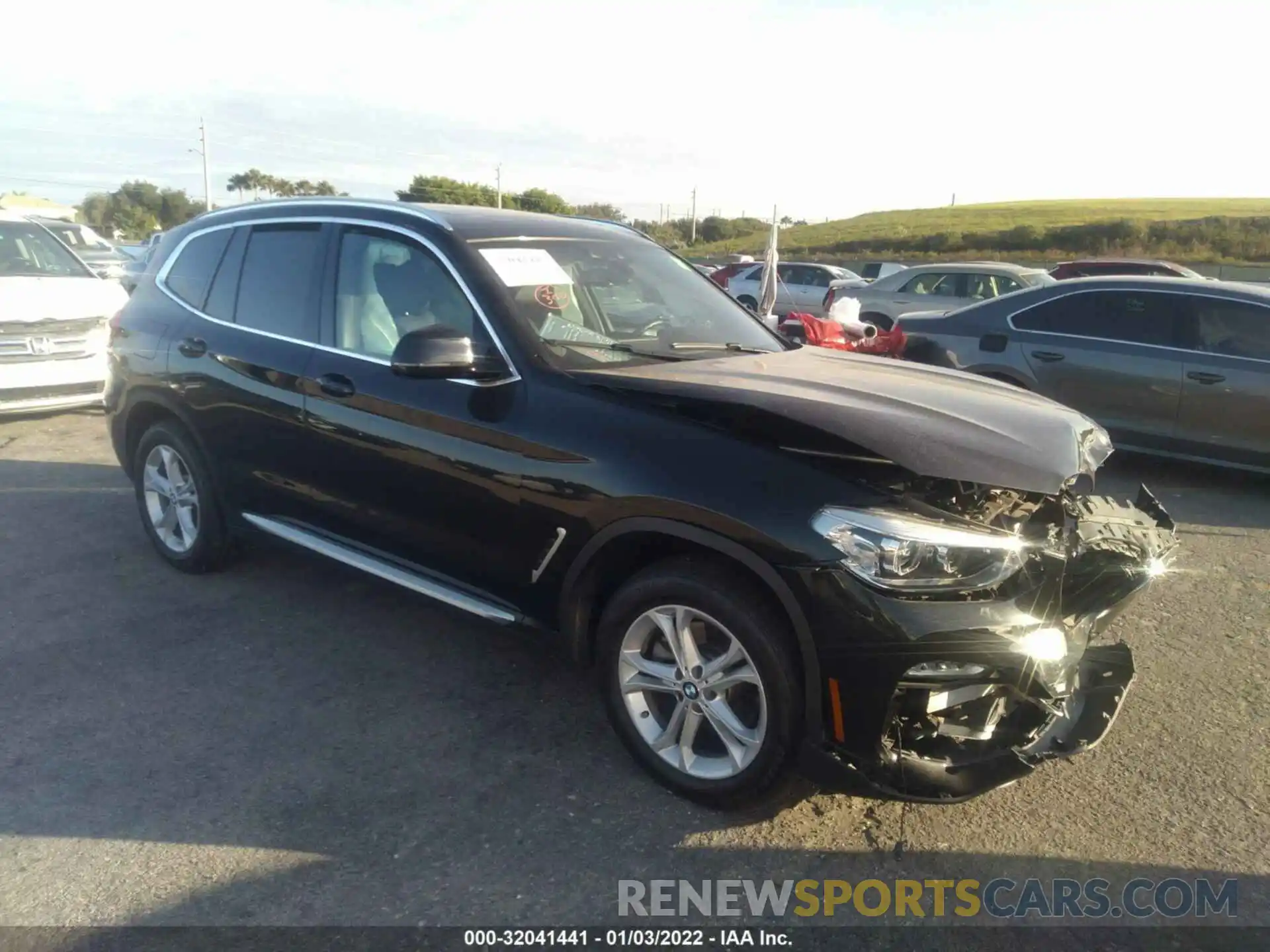 1 Photograph of a damaged car 5UXTR7C52KLF23624 BMW X3 2019