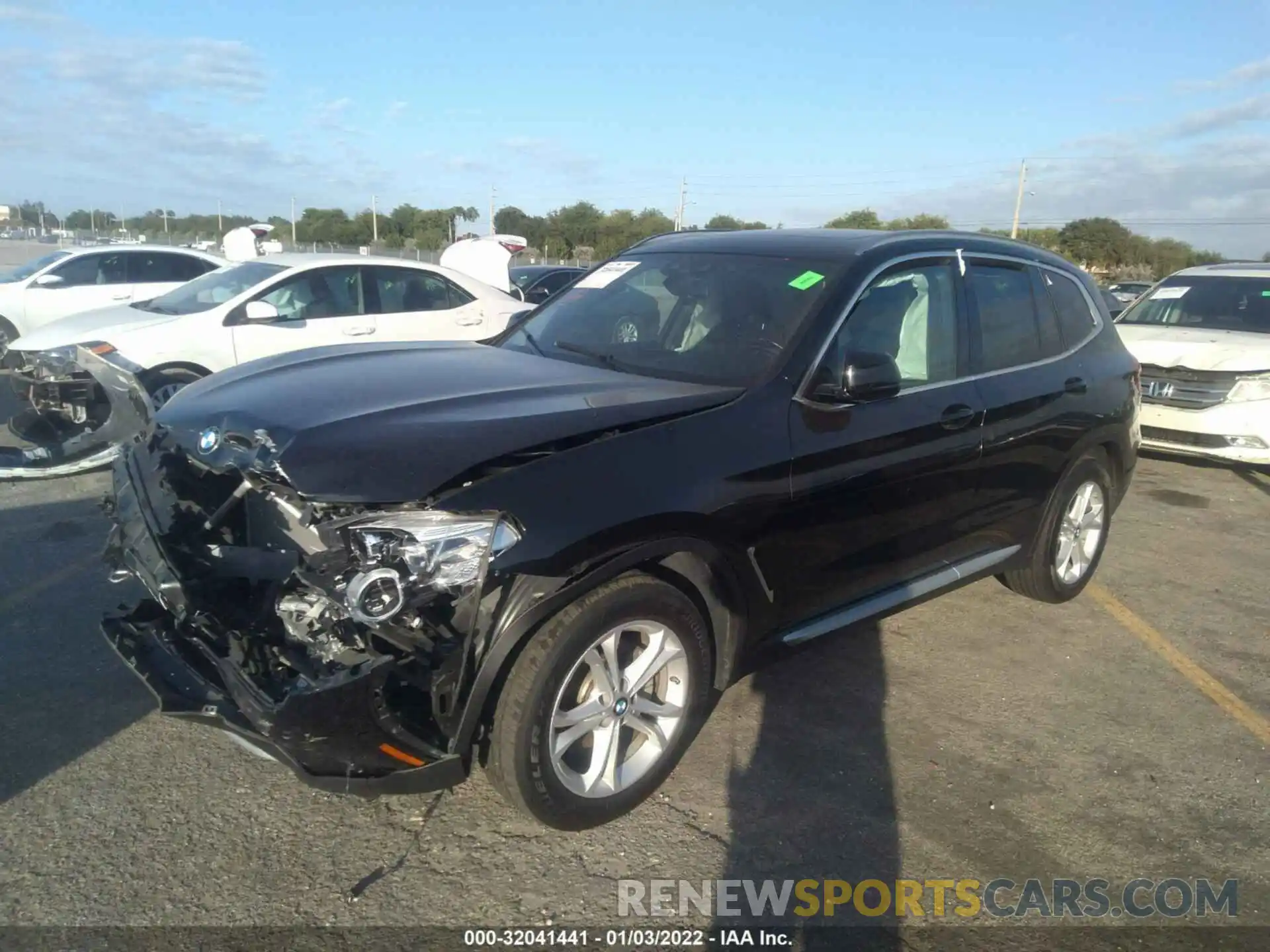 2 Photograph of a damaged car 5UXTR7C52KLF23624 BMW X3 2019