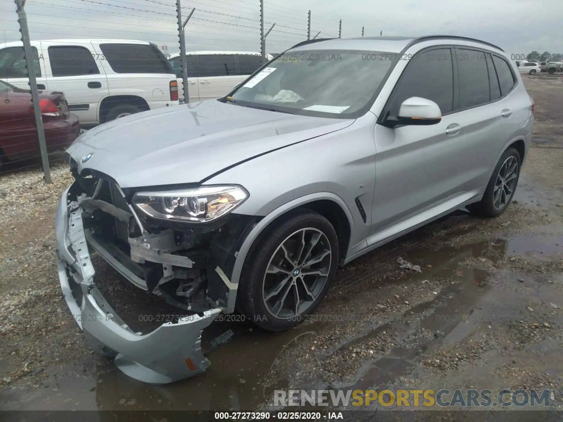 2 Photograph of a damaged car 5UXTR7C52KLF24272 BMW X3 2019