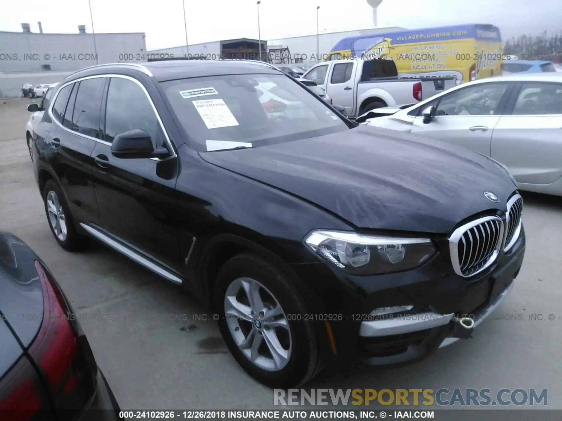 1 Photograph of a damaged car 5UXTR7C52KLF24742 Bmw X3 2019