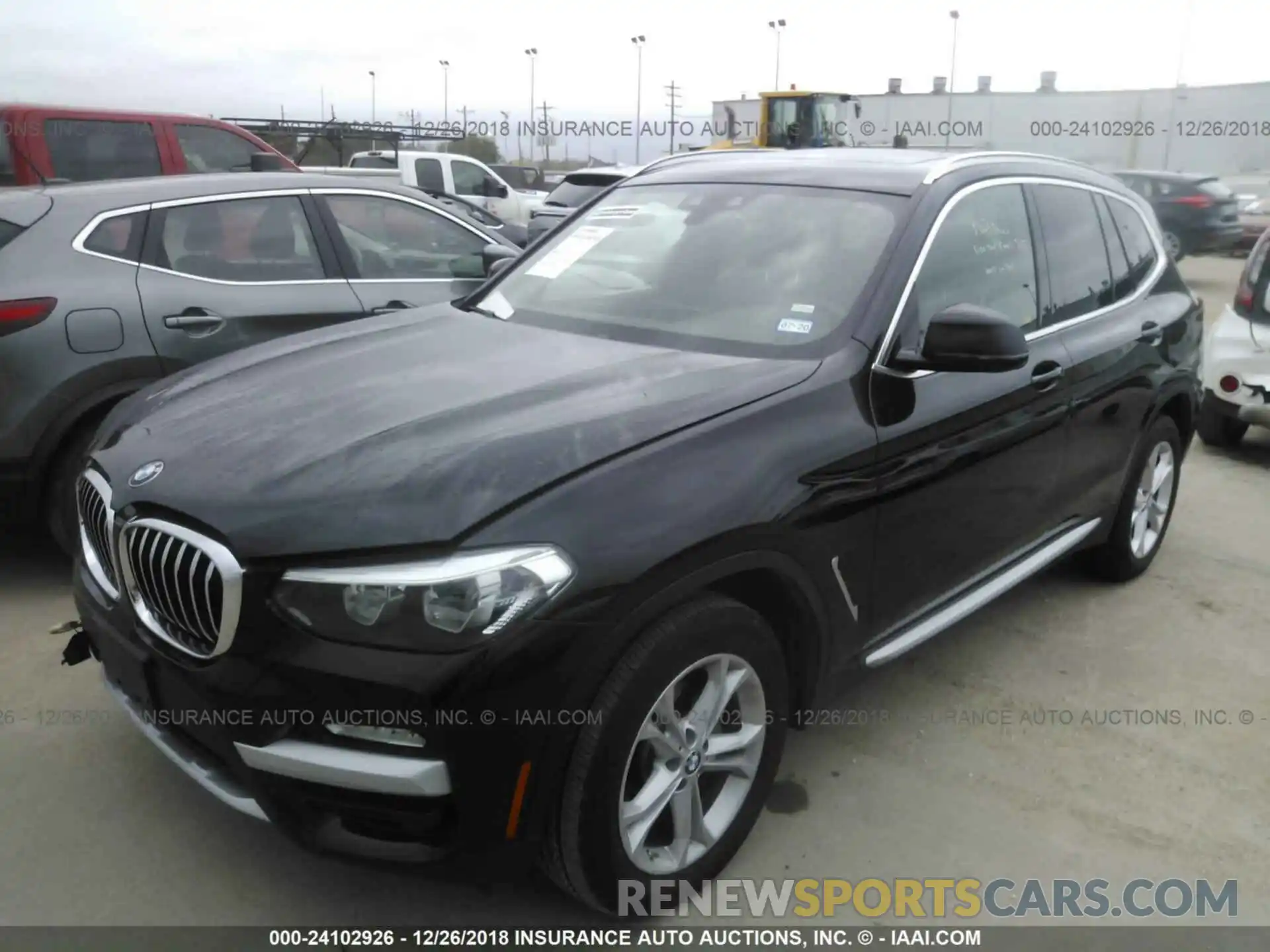 2 Фотография поврежденного автомобиля 5UXTR7C52KLF24742 Bmw X3 2019