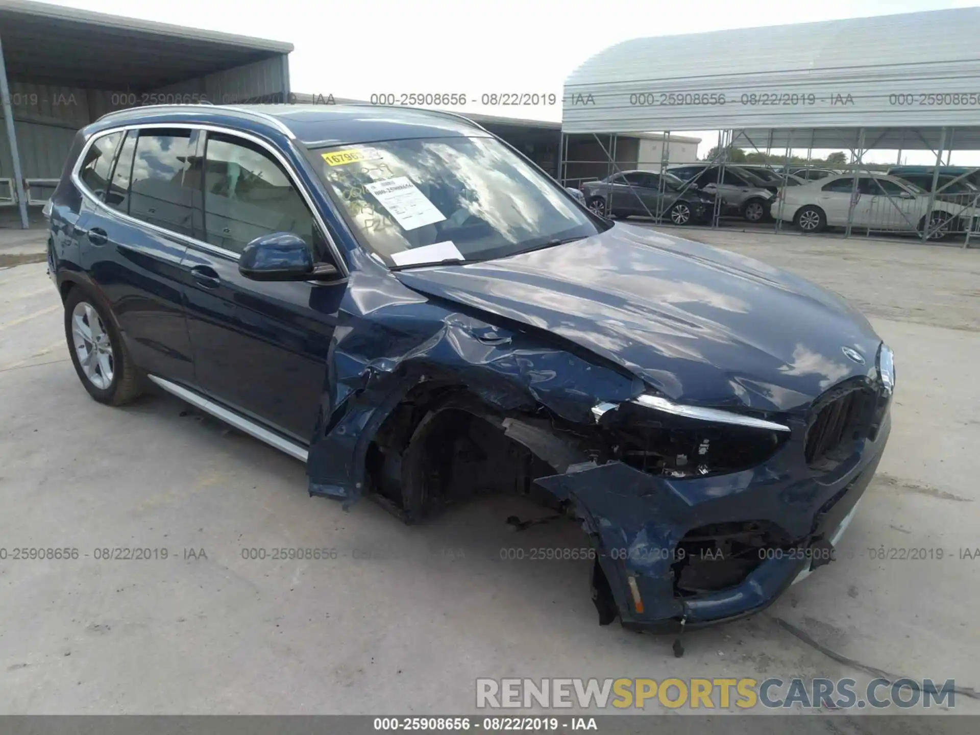 1 Фотография поврежденного автомобиля 5UXTR7C52KLF24840 BMW X3 2019