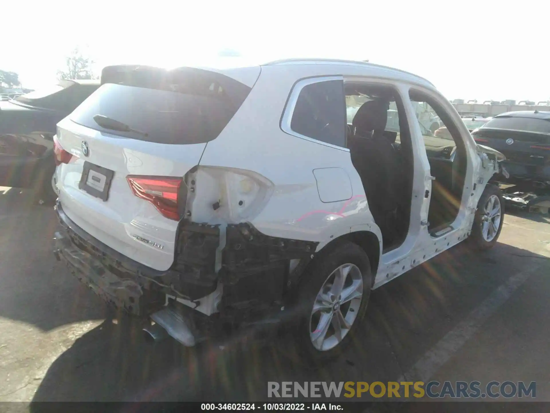 4 Photograph of a damaged car 5UXTR7C52KLF24904 BMW X3 2019