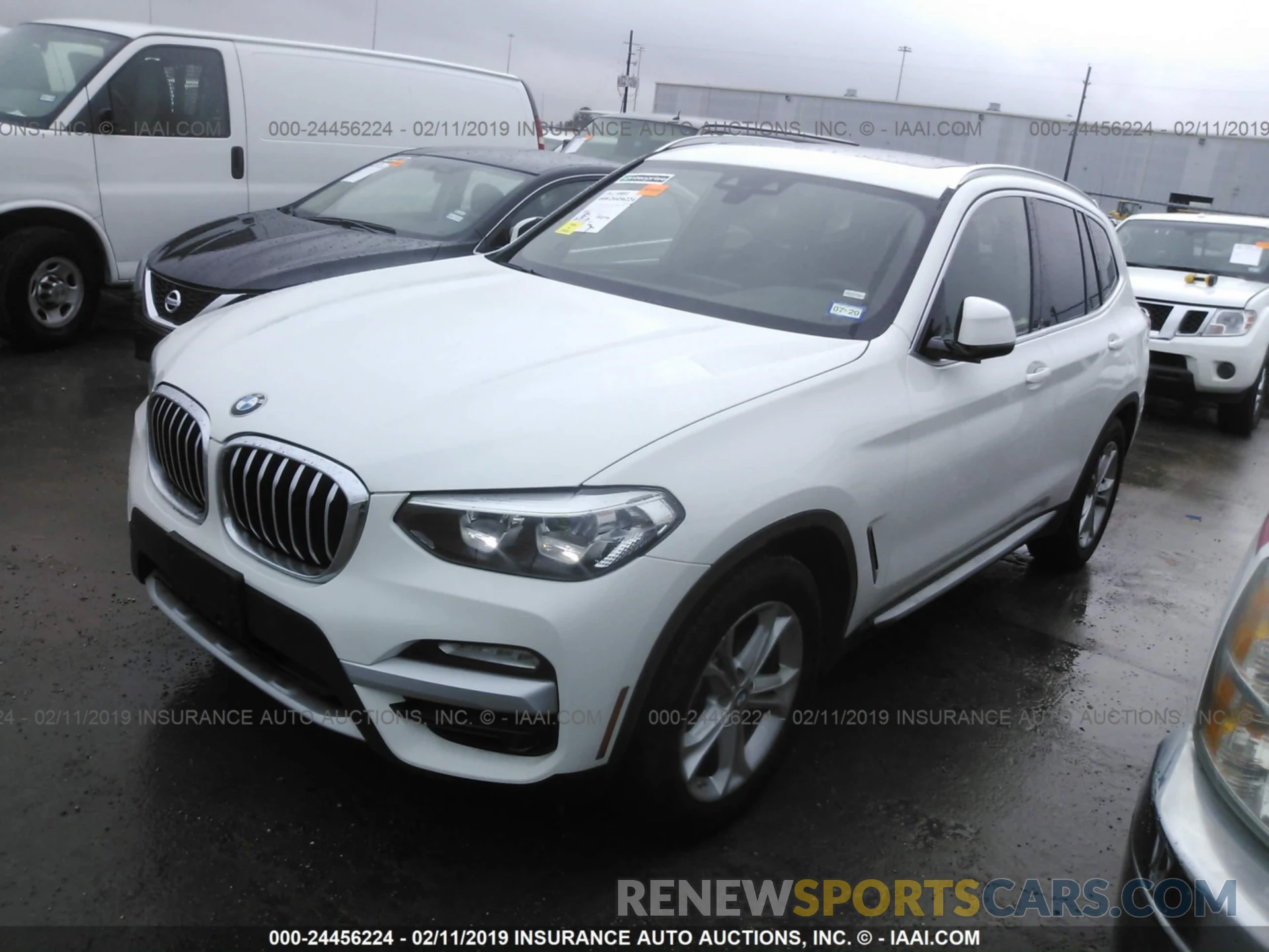 2 Photograph of a damaged car 5UXTR7C52KLF25020 BMW X3 2019