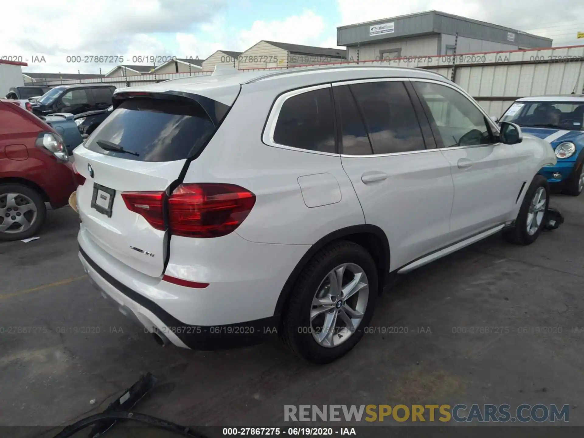 4 Photograph of a damaged car 5UXTR7C52KLF25082 BMW X3 2019