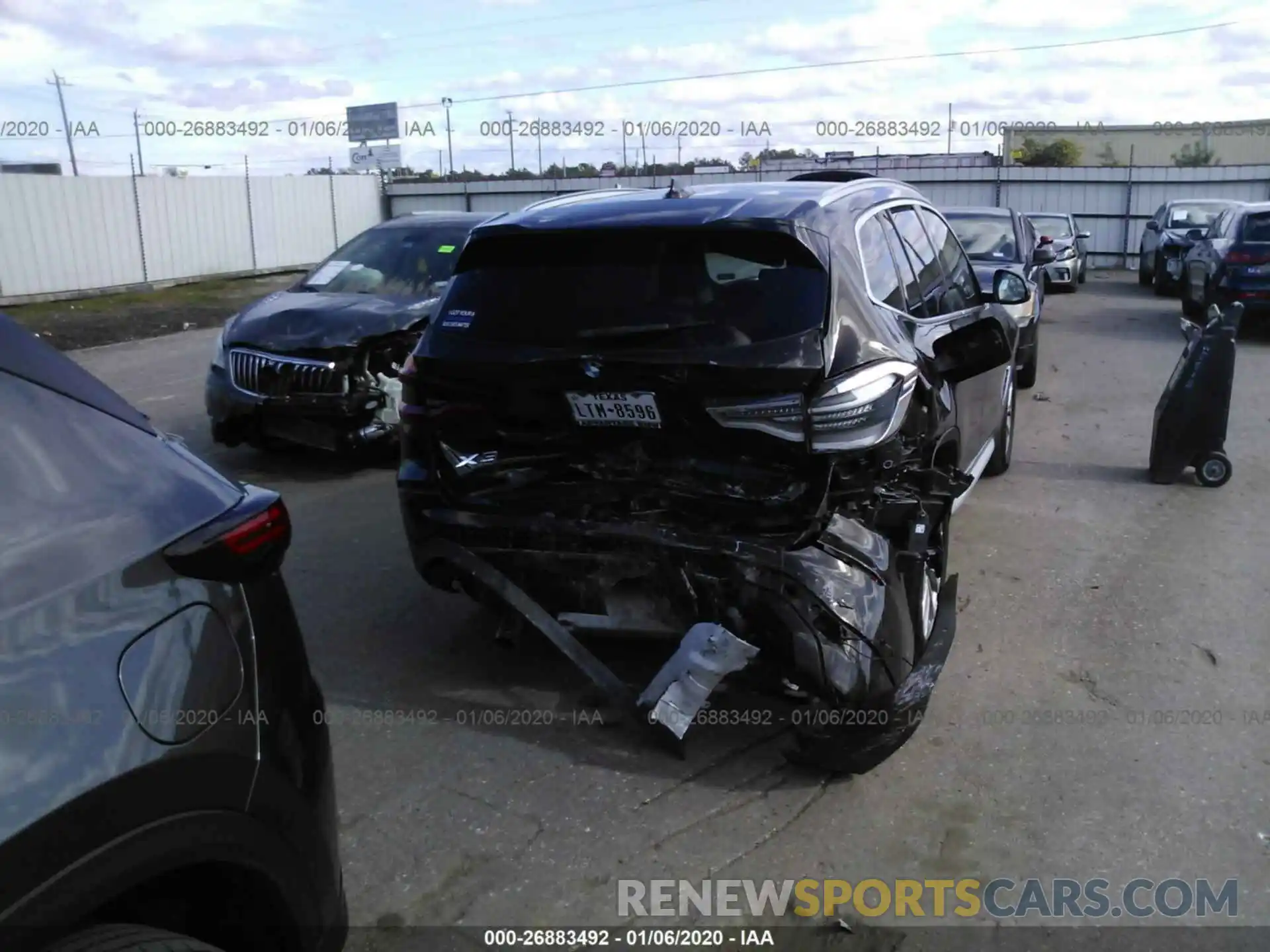 6 Photograph of a damaged car 5UXTR7C52KLF25812 BMW X3 2019
