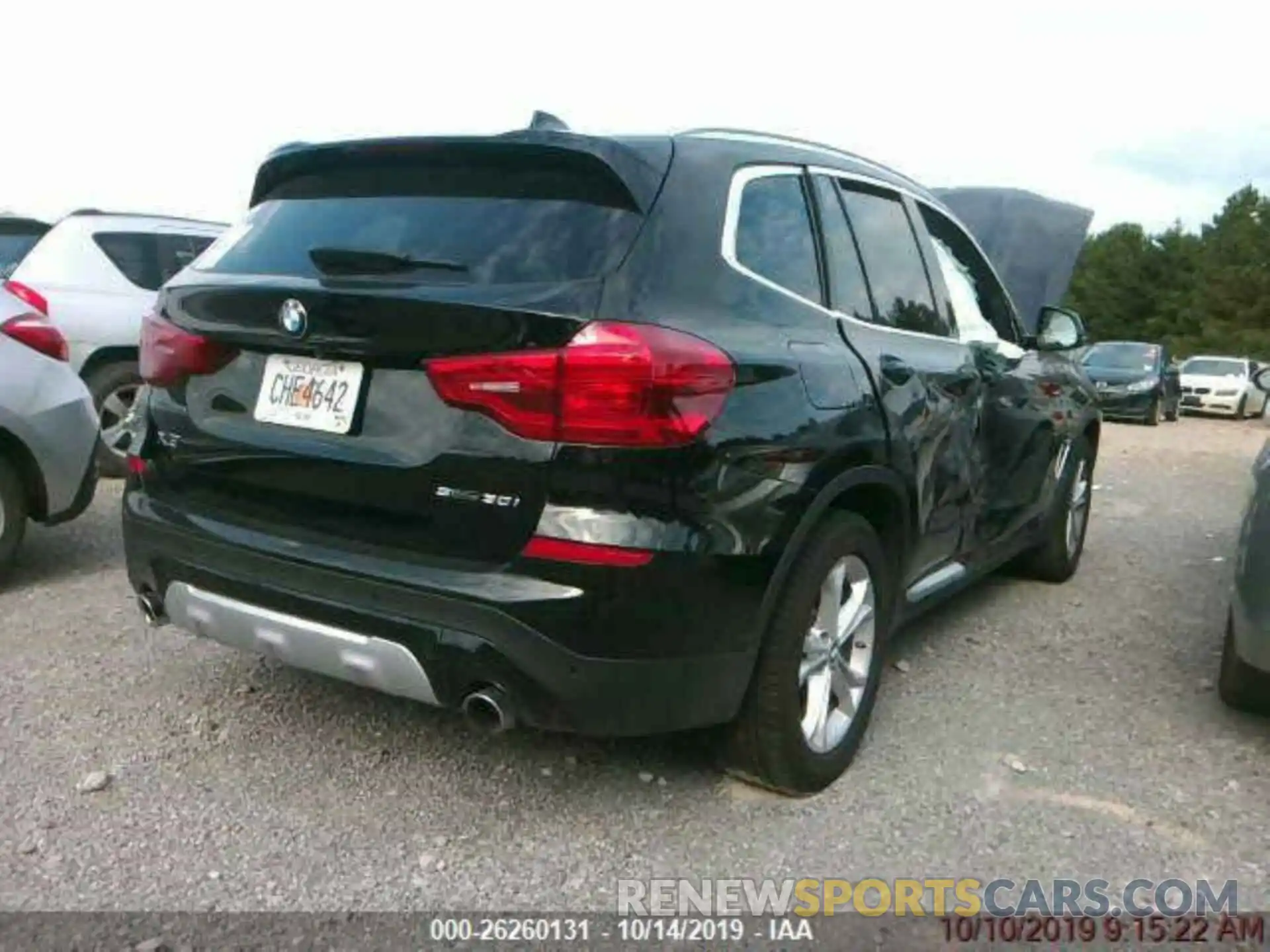 1 Photograph of a damaged car 5UXTR7C52KLF26653 BMW X3 2019