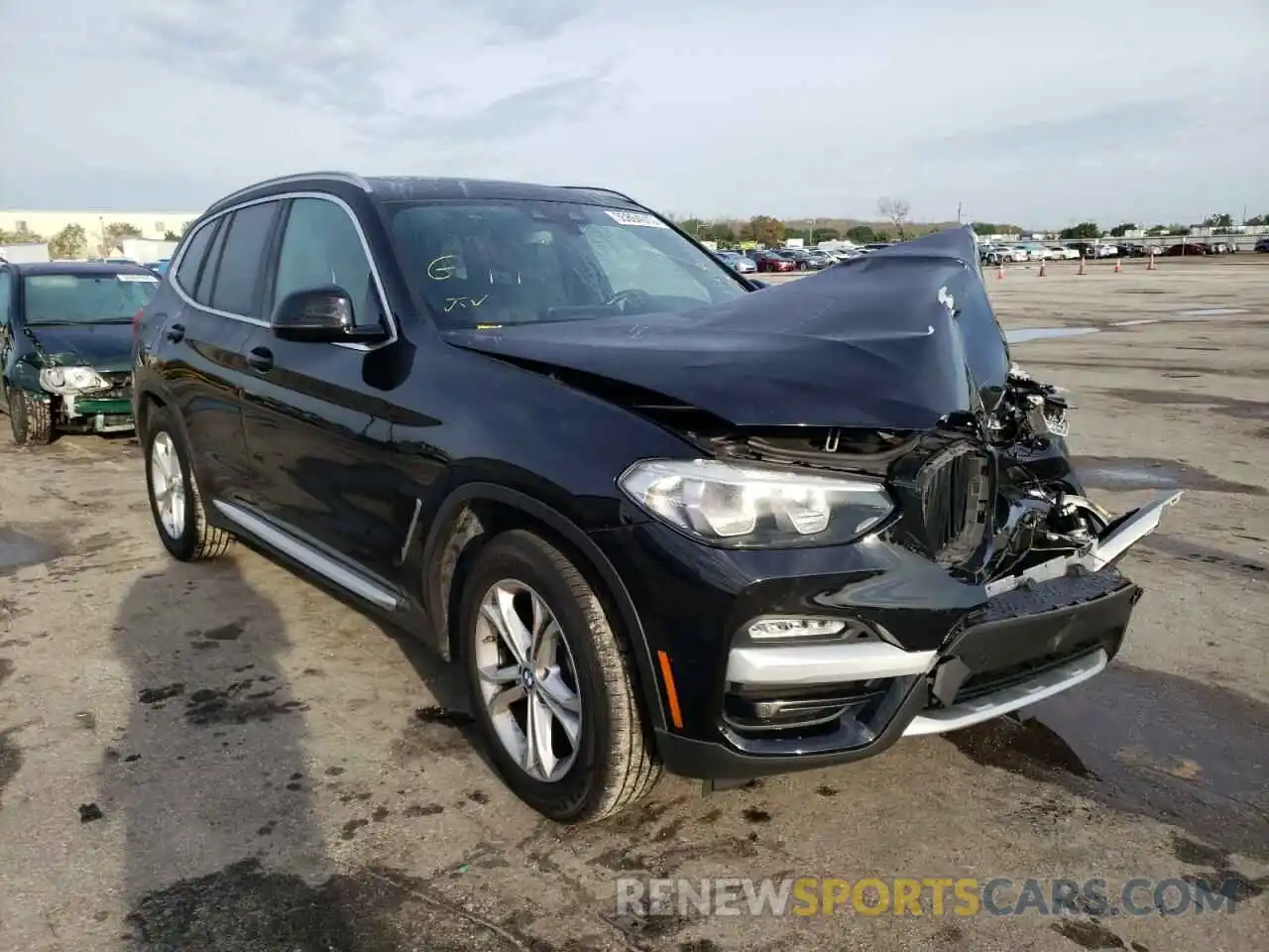 1 Photograph of a damaged car 5UXTR7C52KLF27818 BMW X3 2019