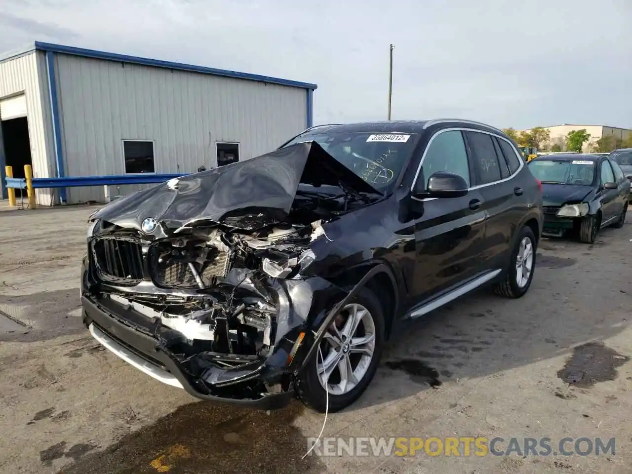 2 Photograph of a damaged car 5UXTR7C52KLF27818 BMW X3 2019