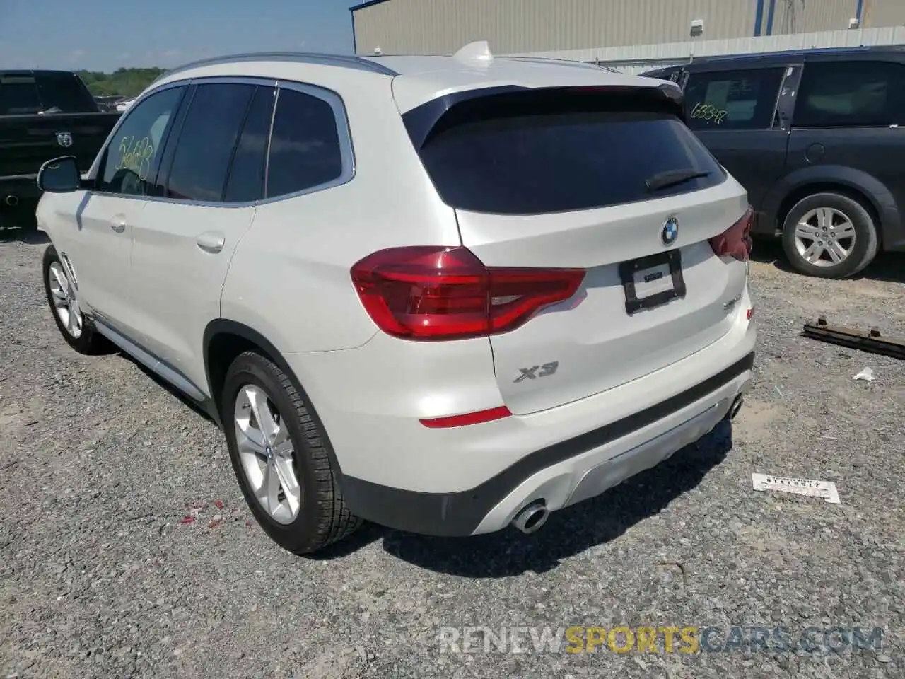 3 Photograph of a damaged car 5UXTR7C52KLF28029 BMW X3 2019