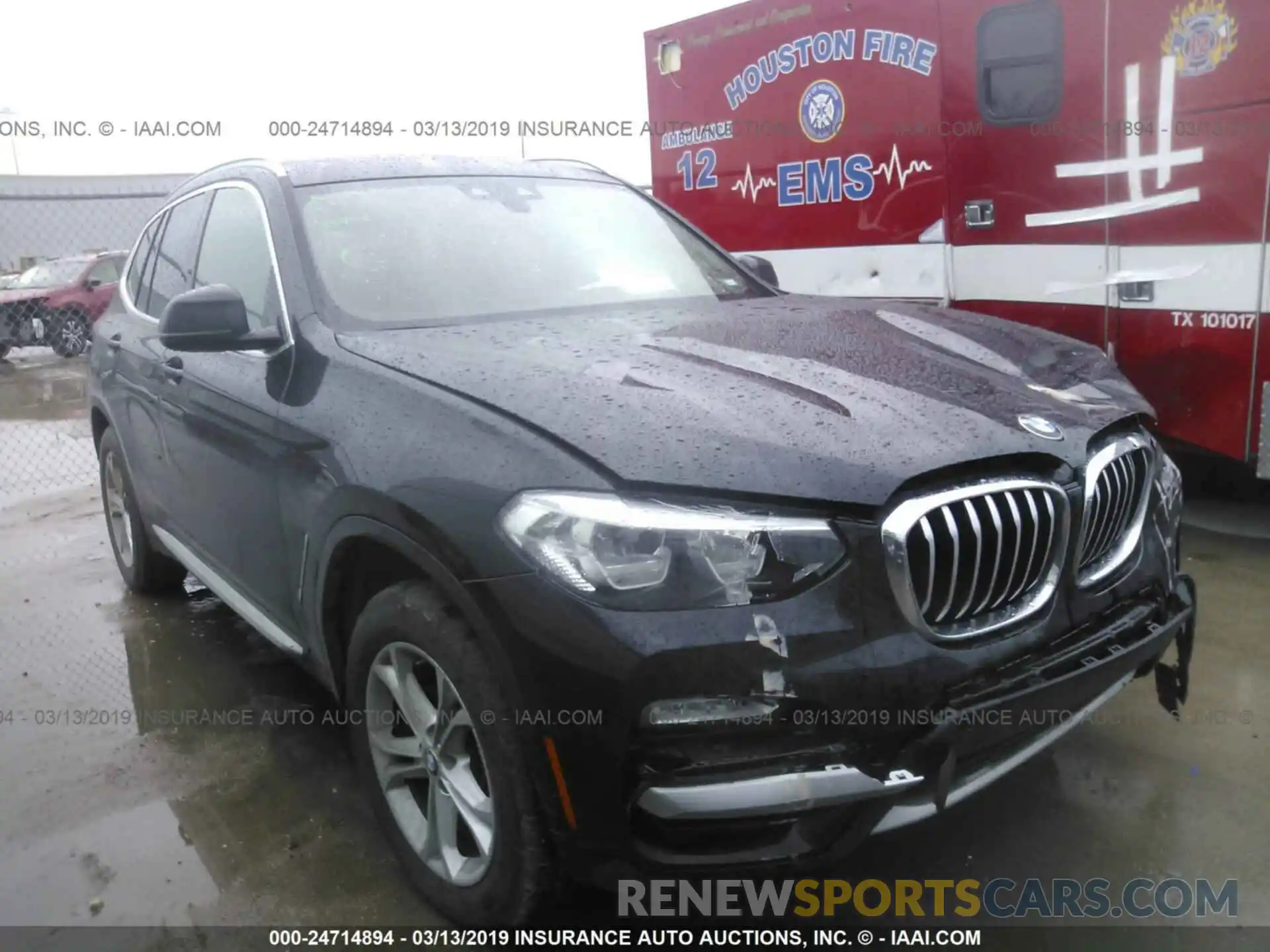 1 Photograph of a damaged car 5UXTR7C52KLF28466 BMW X3 2019