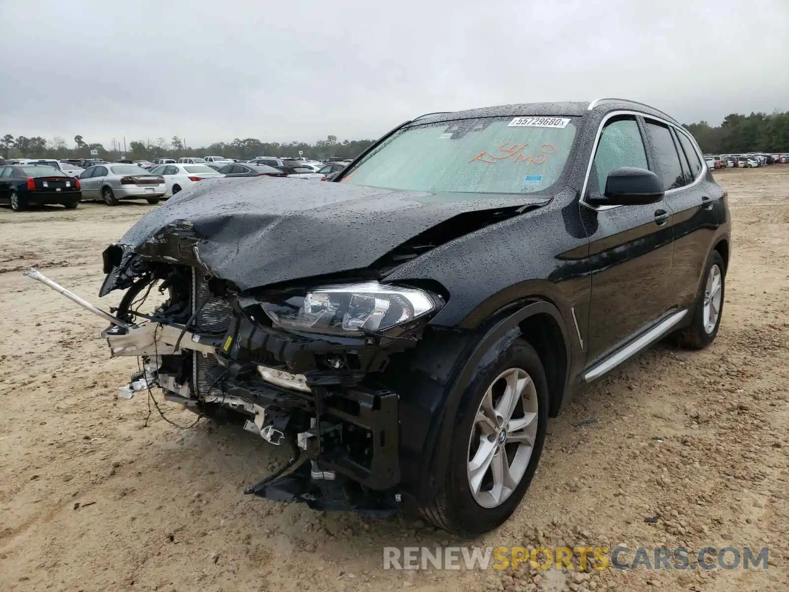 2 Фотография поврежденного автомобиля 5UXTR7C52KLF29519 BMW X3 2019