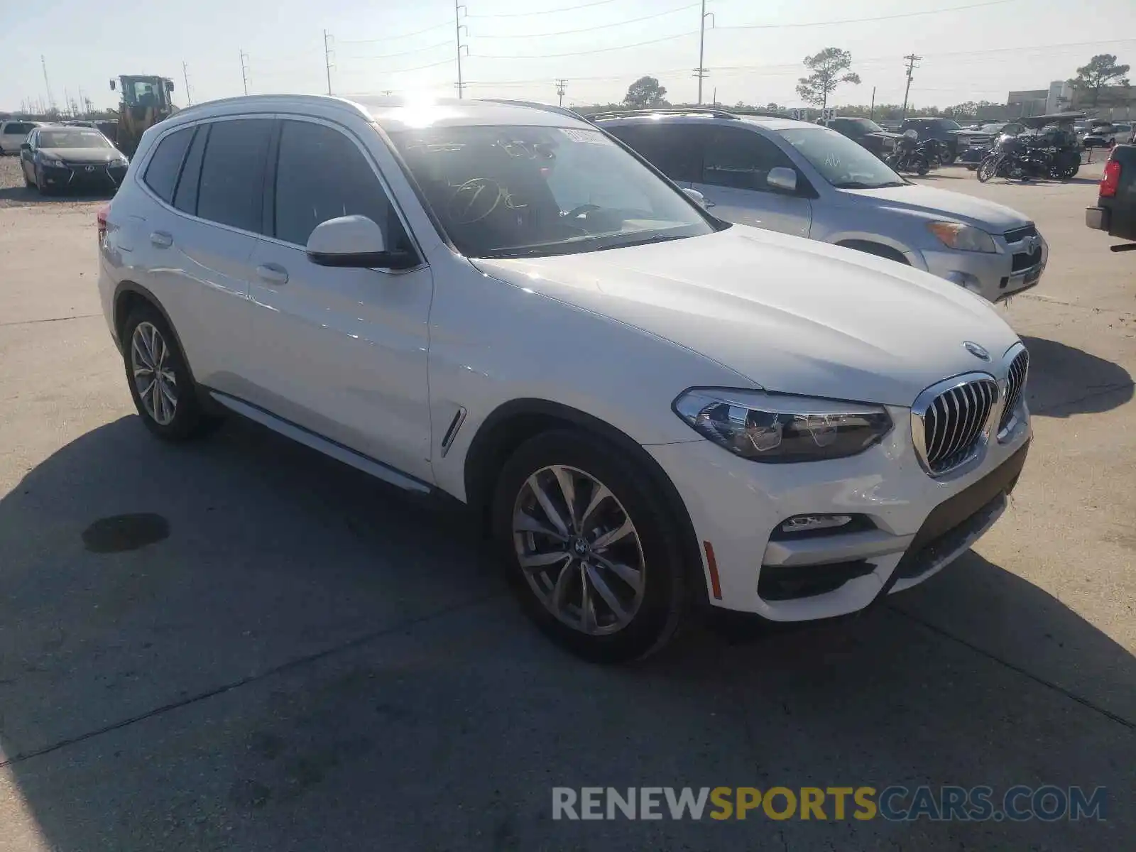 1 Photograph of a damaged car 5UXTR7C52KLF30637 BMW X3 2019