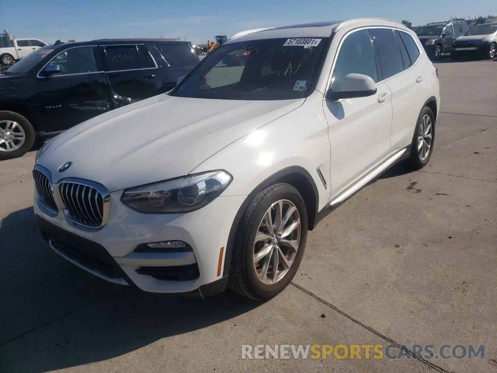 2 Photograph of a damaged car 5UXTR7C52KLF30637 BMW X3 2019