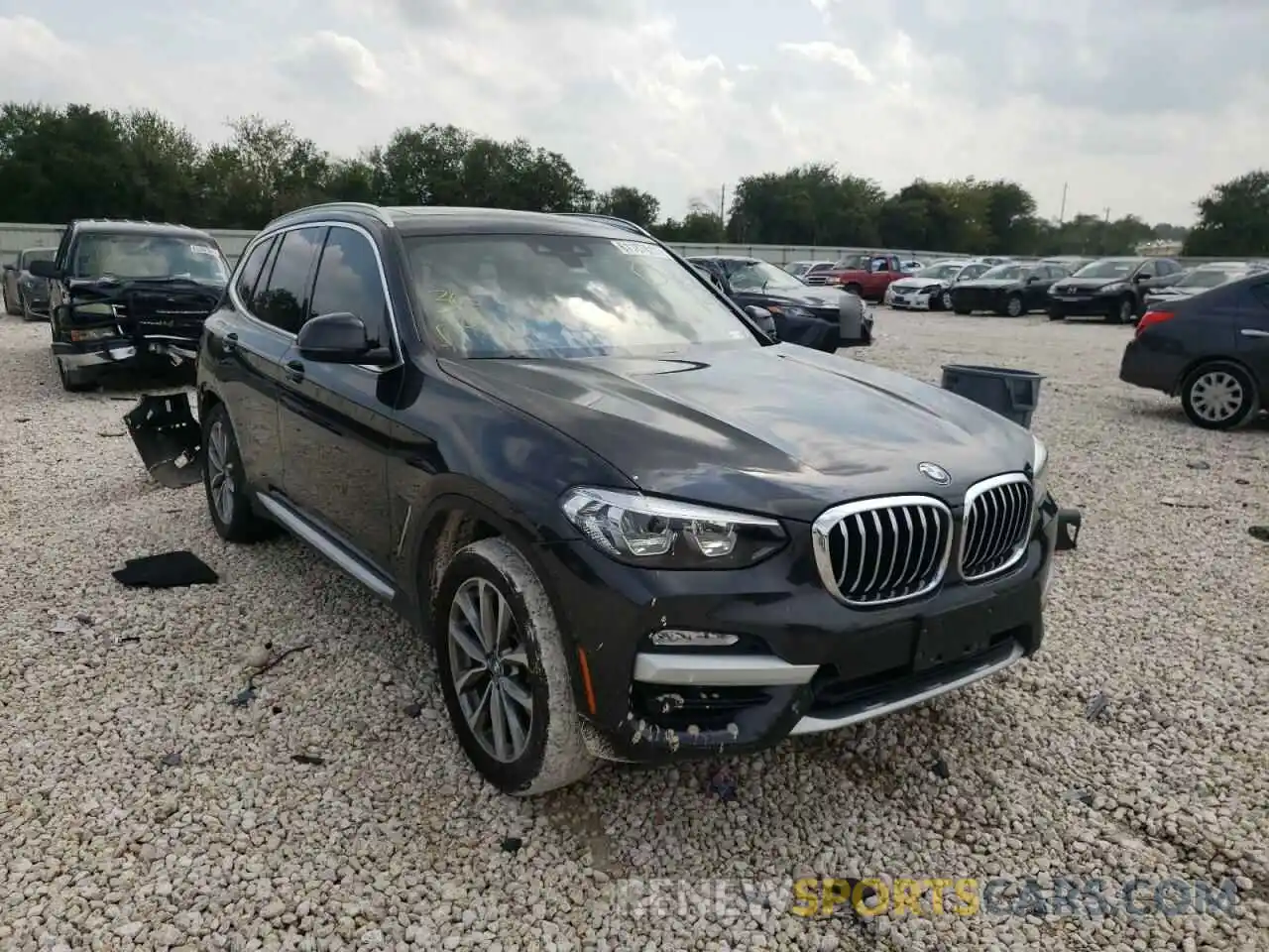 1 Photograph of a damaged car 5UXTR7C52KLF32291 BMW X3 2019