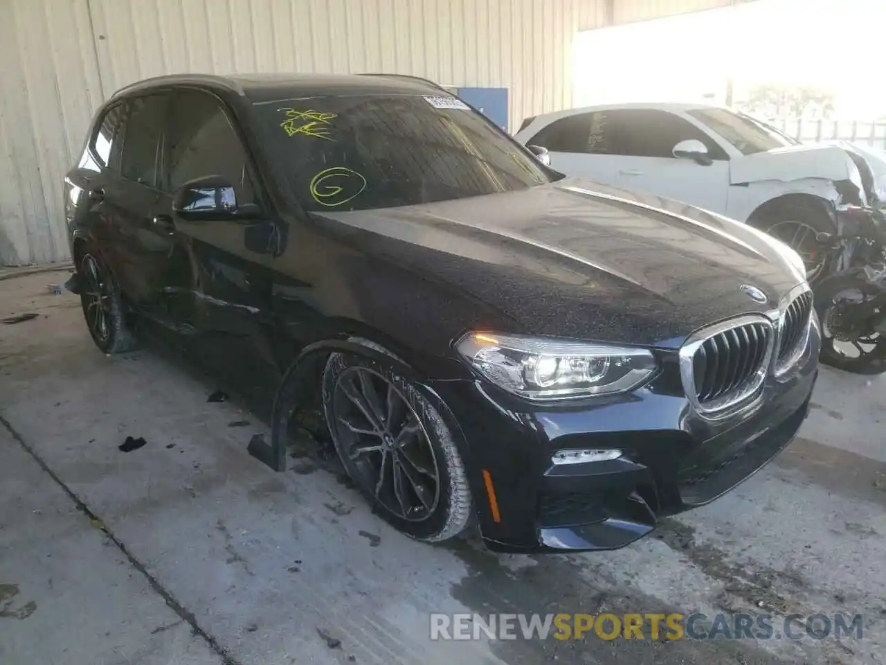 1 Photograph of a damaged car 5UXTR7C52KLF33375 BMW X3 2019