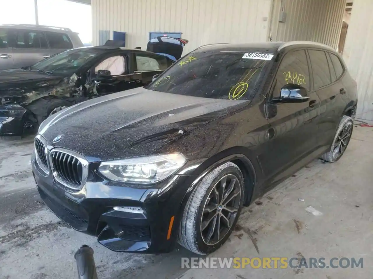 2 Photograph of a damaged car 5UXTR7C52KLF33375 BMW X3 2019