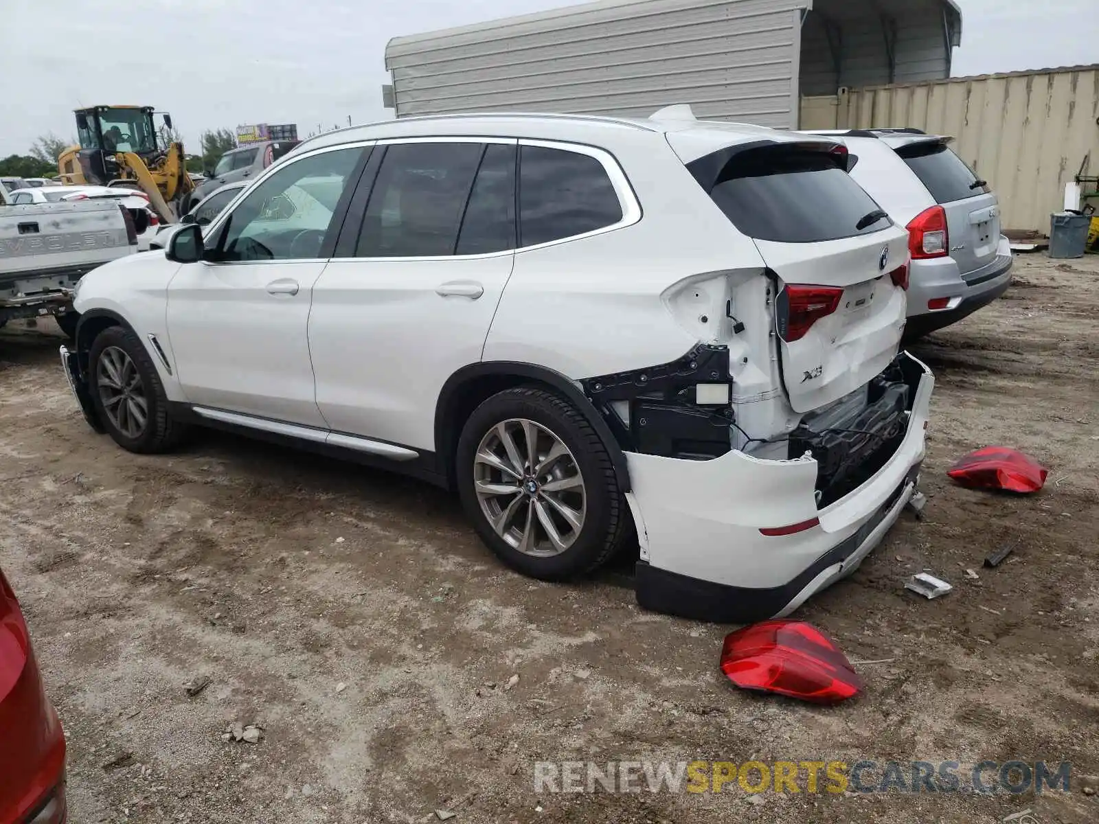 3 Photograph of a damaged car 5UXTR7C52KLF33988 BMW X3 2019