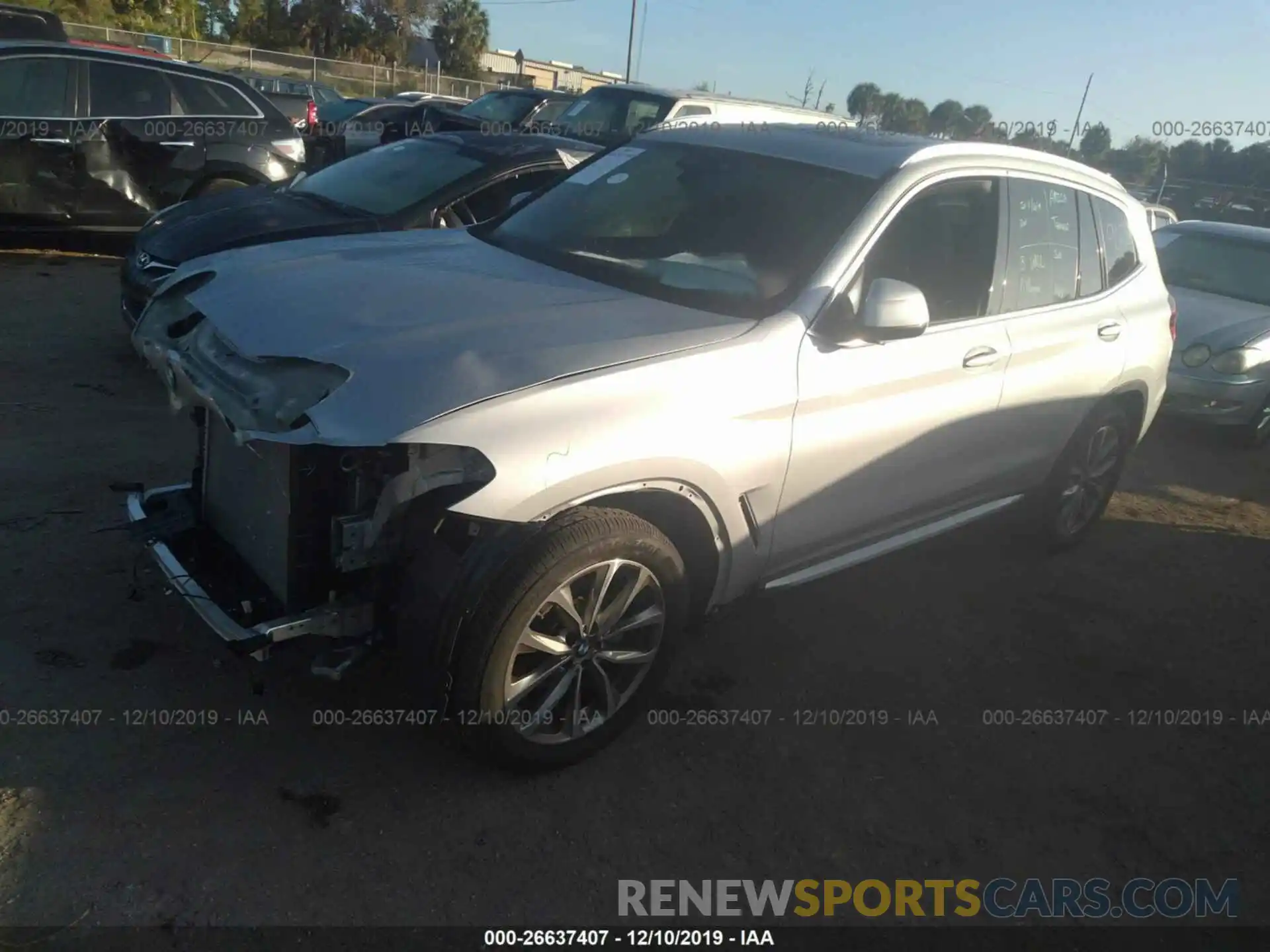 2 Photograph of a damaged car 5UXTR7C52KLF34199 BMW X3 2019