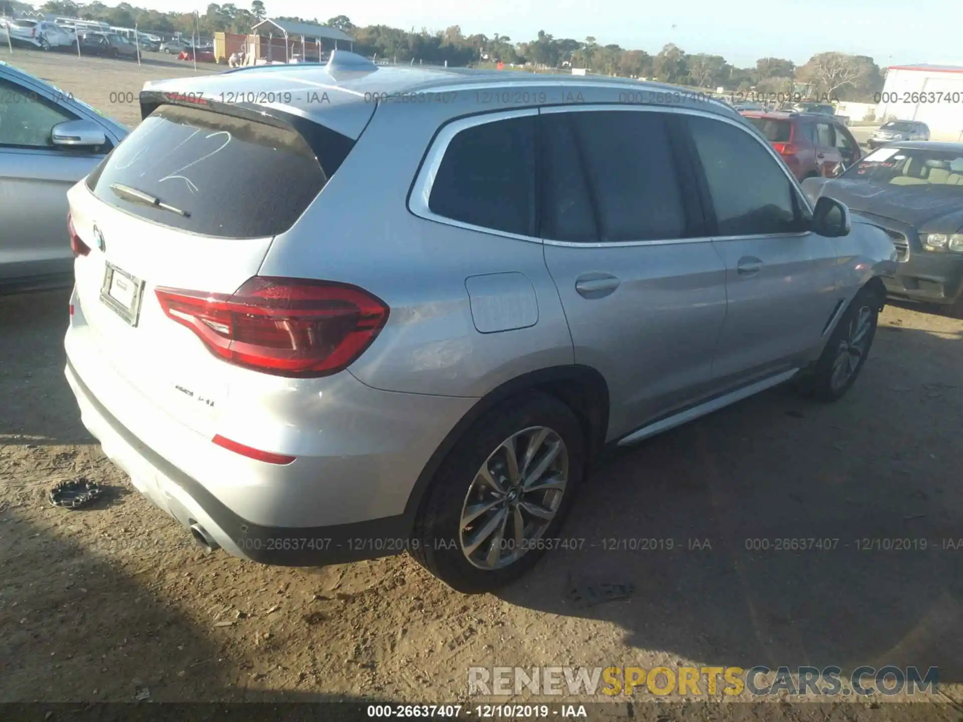 4 Фотография поврежденного автомобиля 5UXTR7C52KLF34199 BMW X3 2019