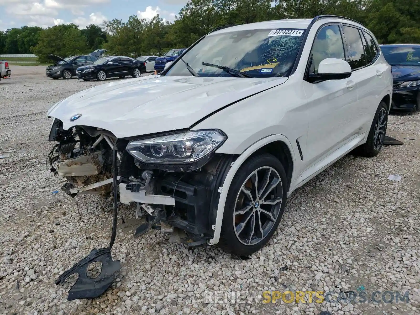 2 Photograph of a damaged car 5UXTR7C52KLF35448 BMW X3 2019