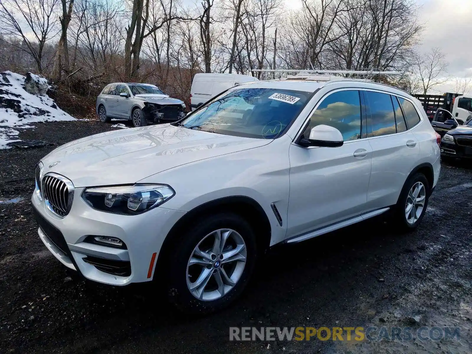 2 Photograph of a damaged car 5UXTR7C52KLF37443 BMW X3 2019