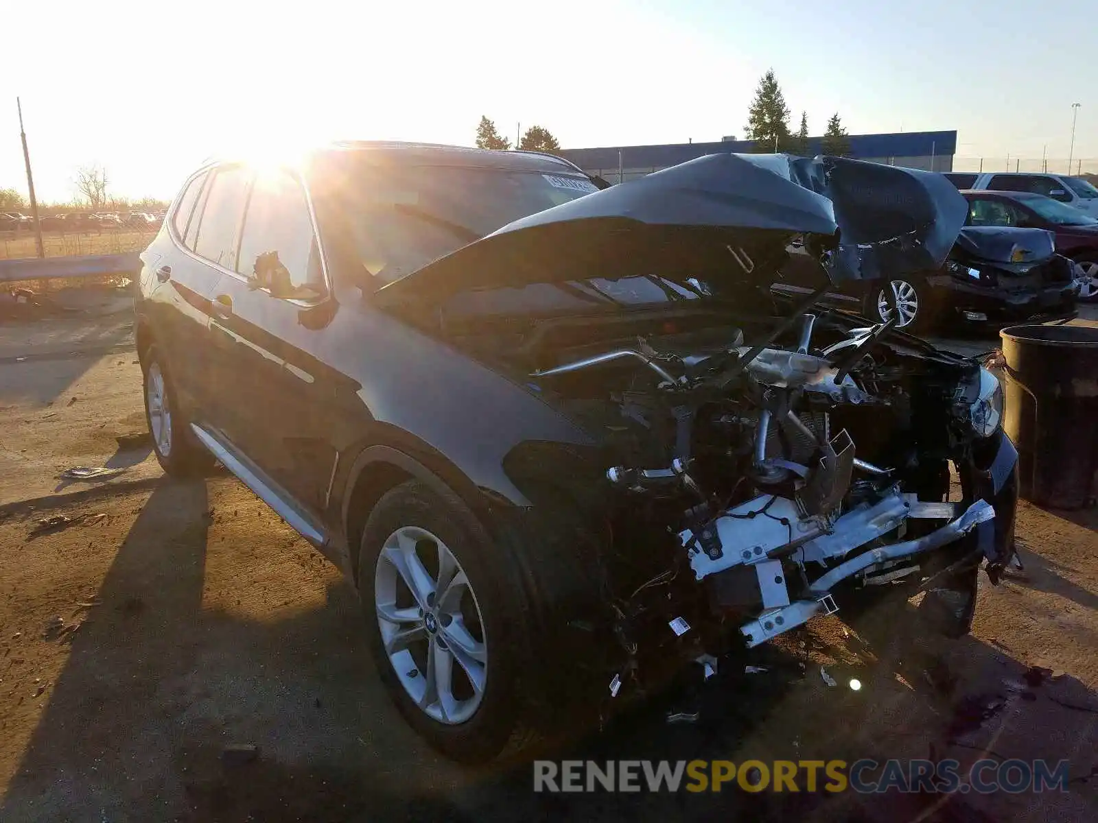 1 Photograph of a damaged car 5UXTR7C52KLR43736 BMW X3 2019