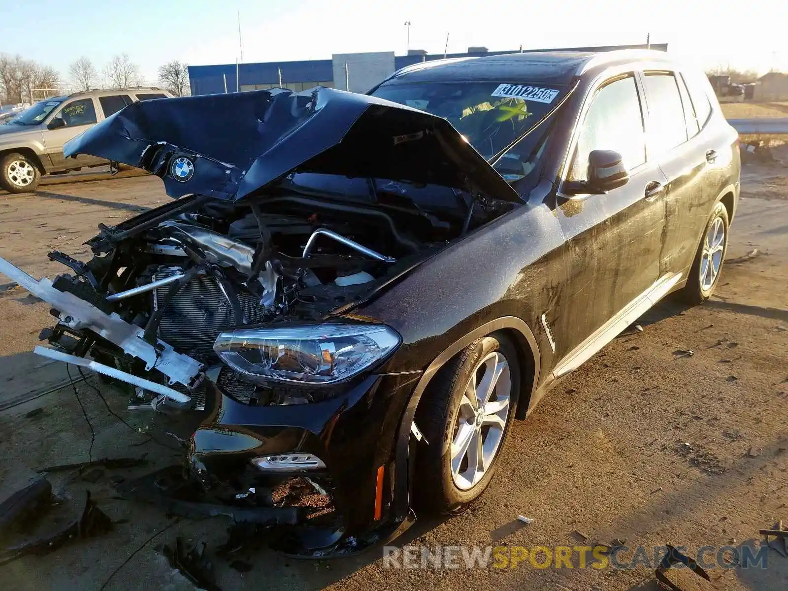 2 Photograph of a damaged car 5UXTR7C52KLR43736 BMW X3 2019