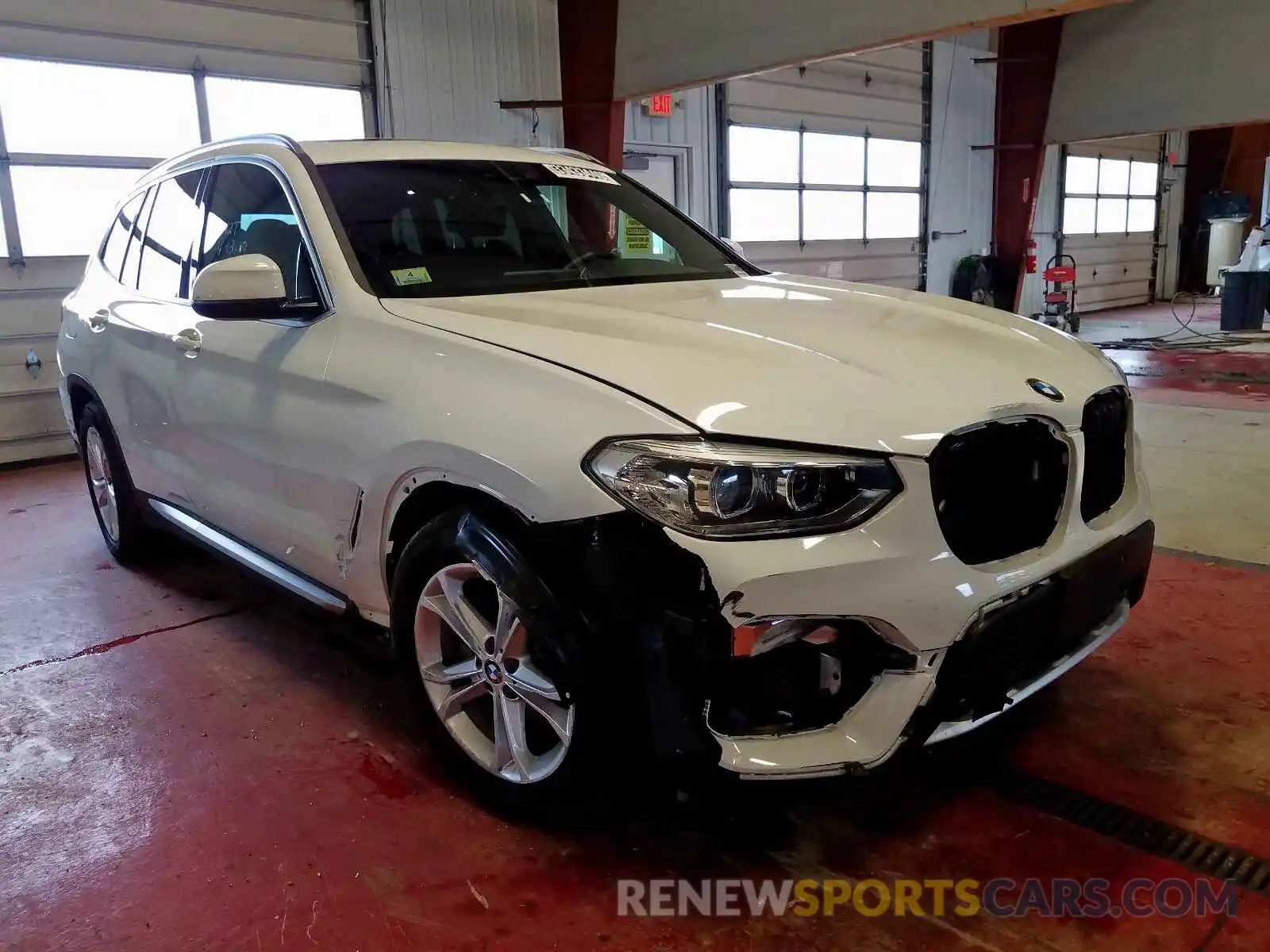 1 Photograph of a damaged car 5UXTR7C52KLR43817 BMW X3 2019