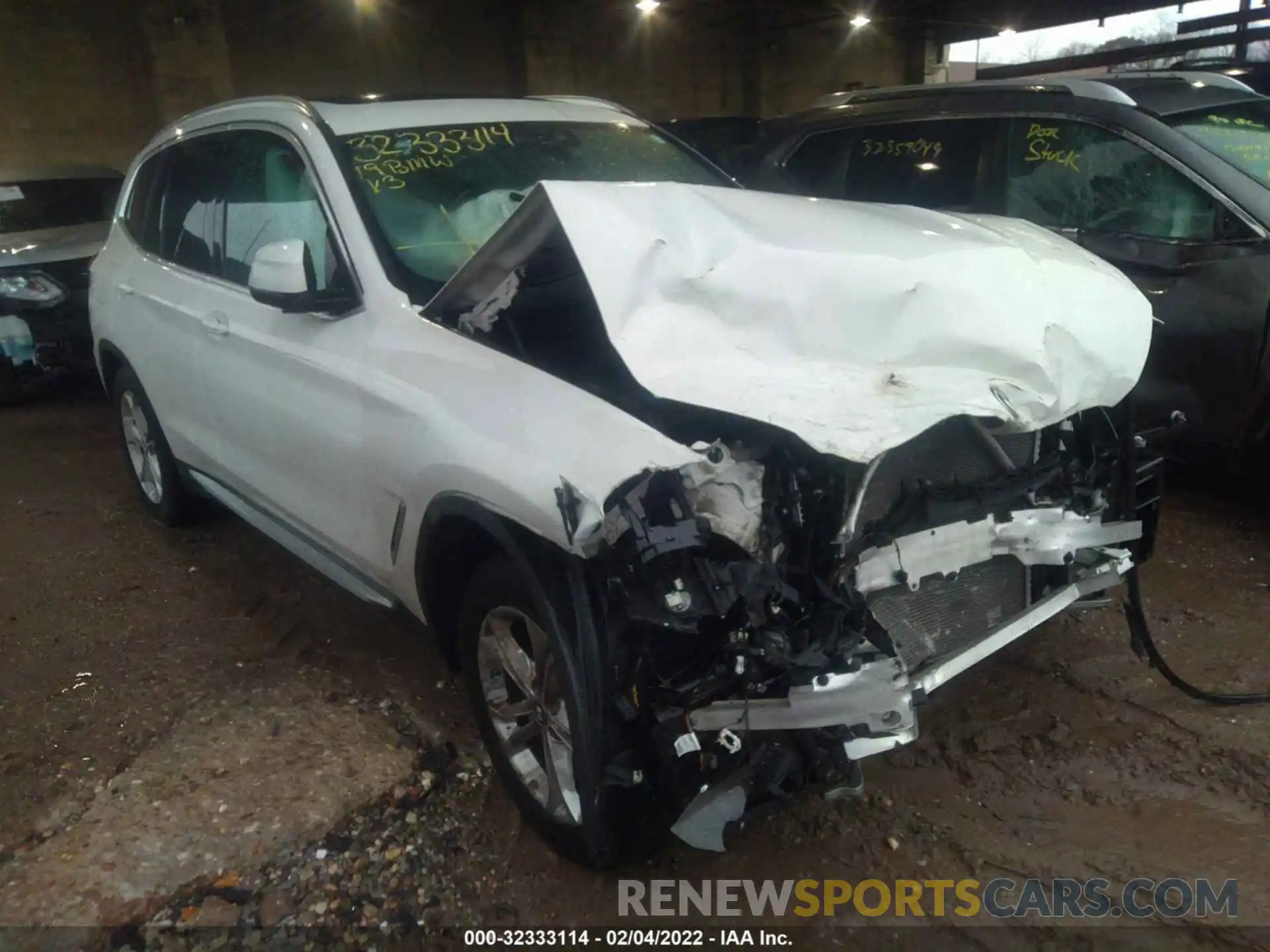 1 Photograph of a damaged car 5UXTR7C52KLR43879 BMW X3 2019