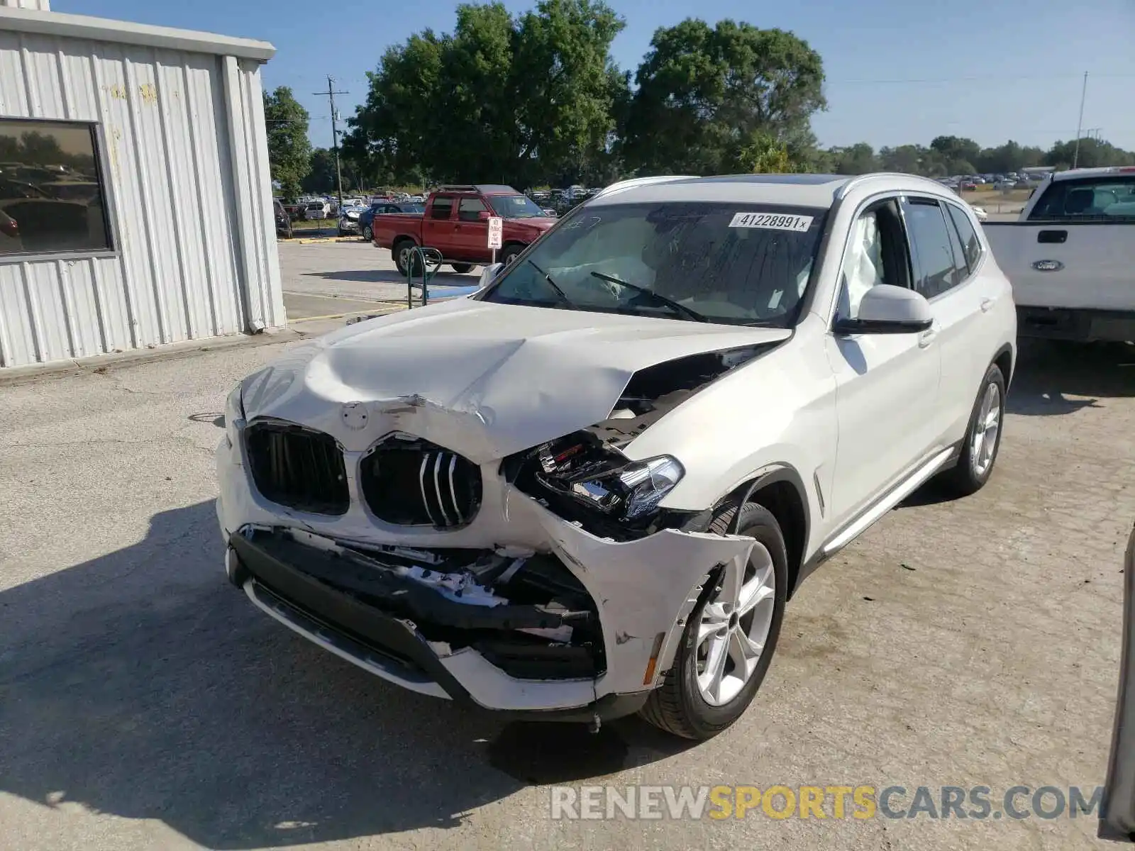 2 Photograph of a damaged car 5UXTR7C52KLR44014 BMW X3 2019