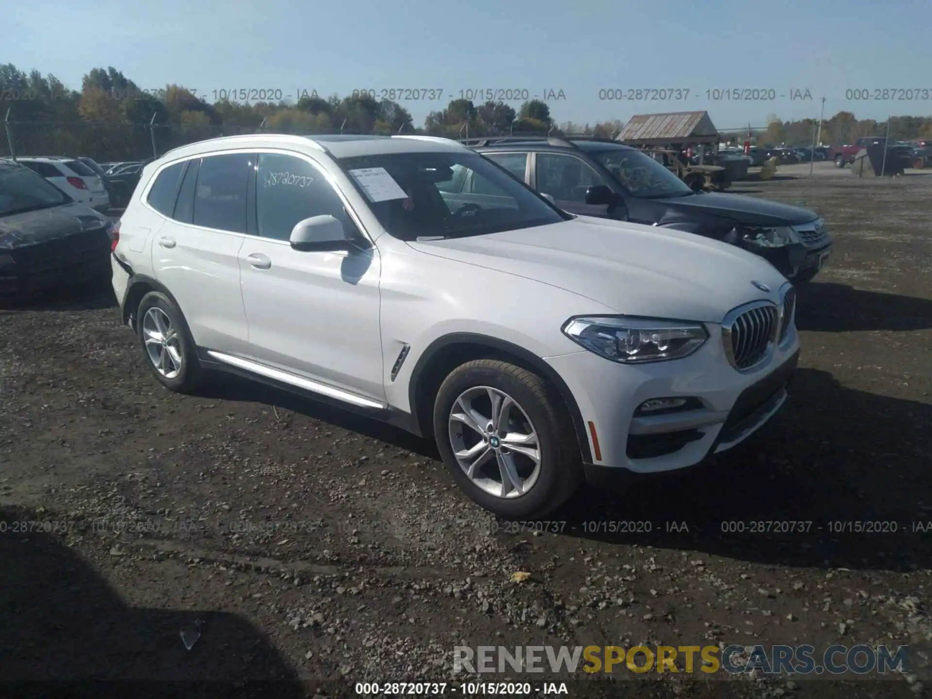 1 Photograph of a damaged car 5UXTR7C52KLR44577 BMW X3 2019