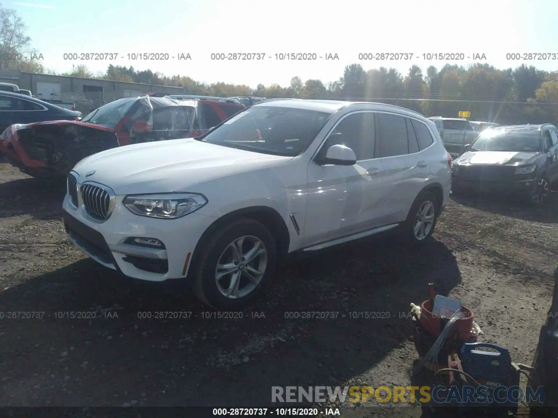 2 Photograph of a damaged car 5UXTR7C52KLR44577 BMW X3 2019