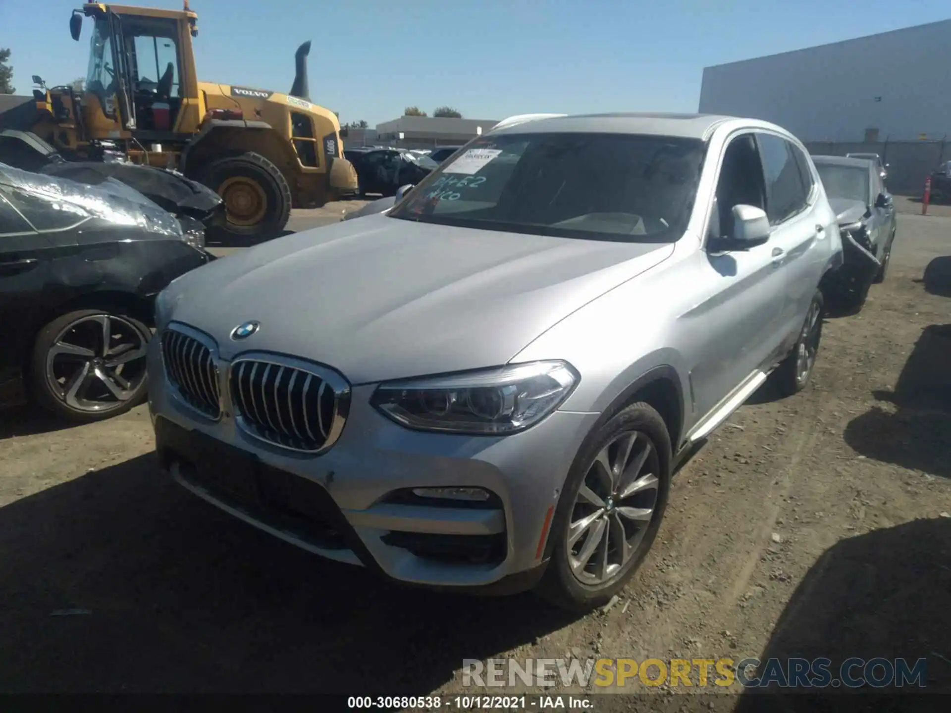 2 Photograph of a damaged car 5UXTR7C52KLR45406 BMW X3 2019