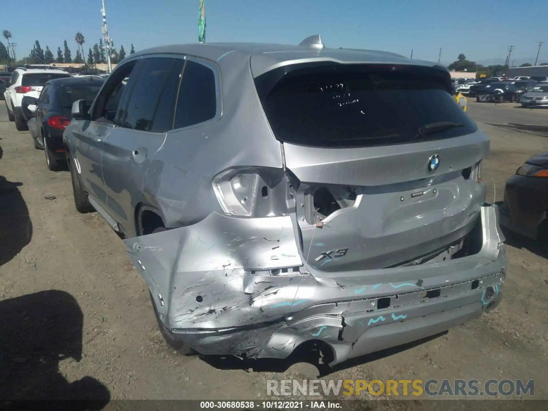 3 Photograph of a damaged car 5UXTR7C52KLR45406 BMW X3 2019