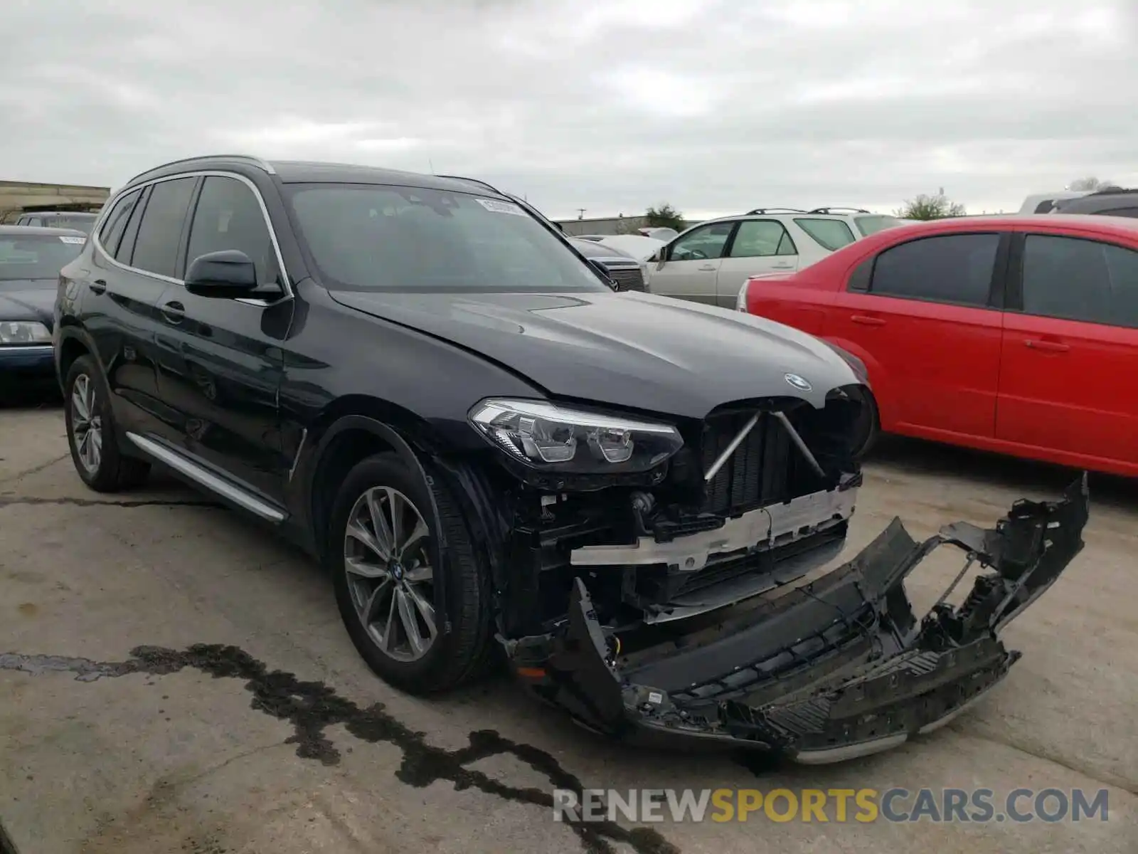 1 Photograph of a damaged car 5UXTR7C52KLR45924 BMW X3 2019