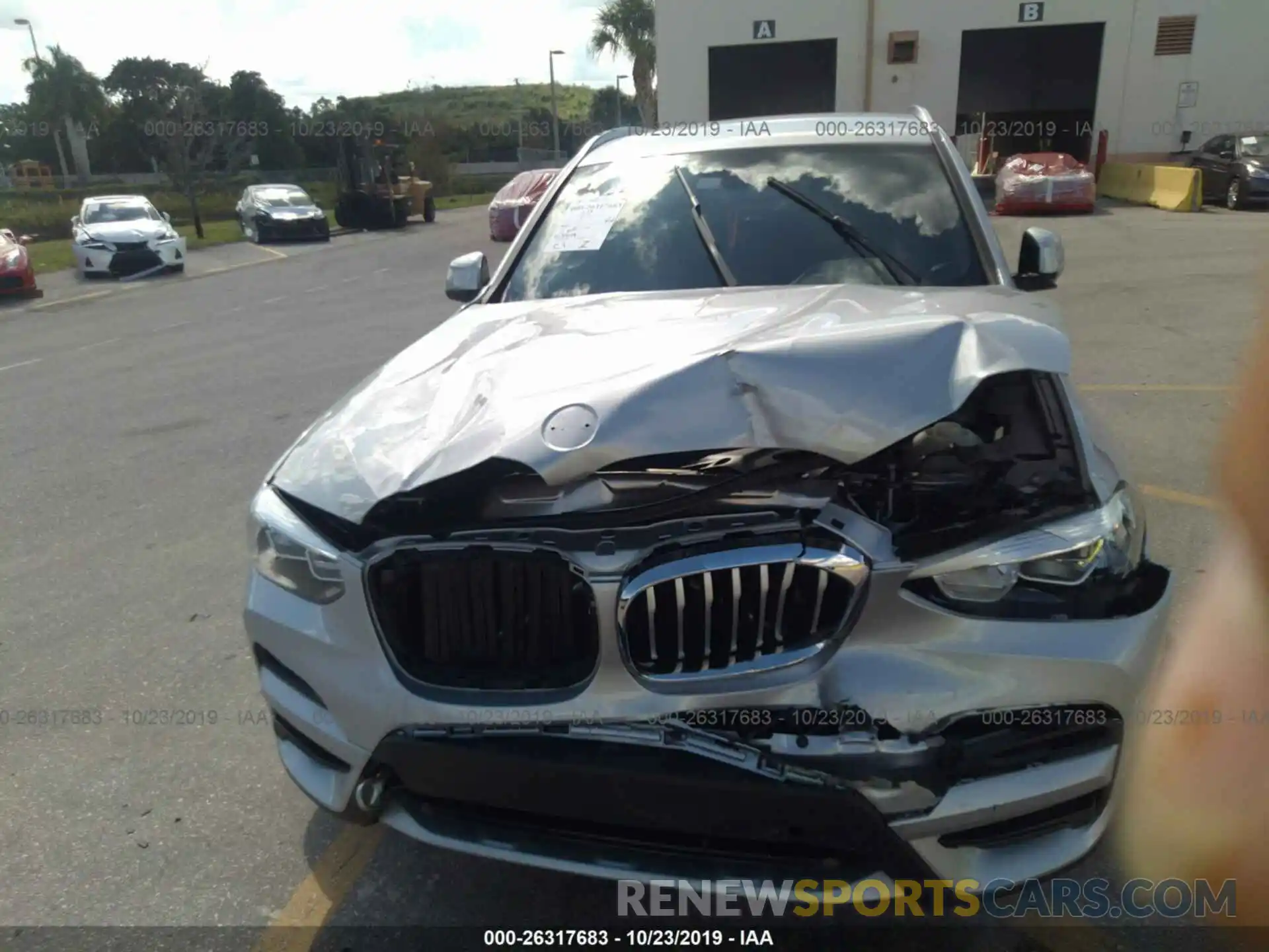 6 Photograph of a damaged car 5UXTR7C52KLR46376 BMW X3 2019