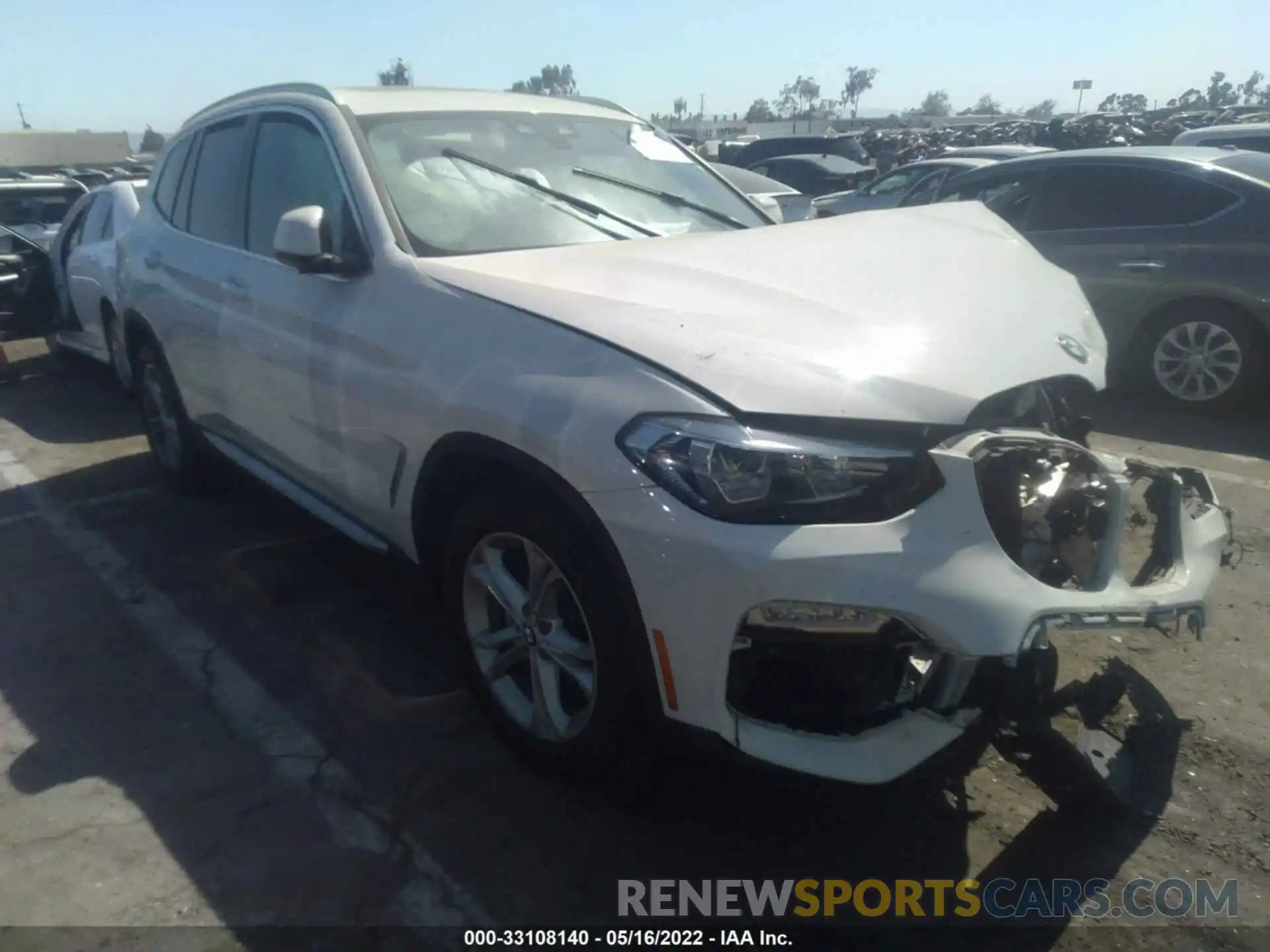 1 Photograph of a damaged car 5UXTR7C52KLR46930 BMW X3 2019