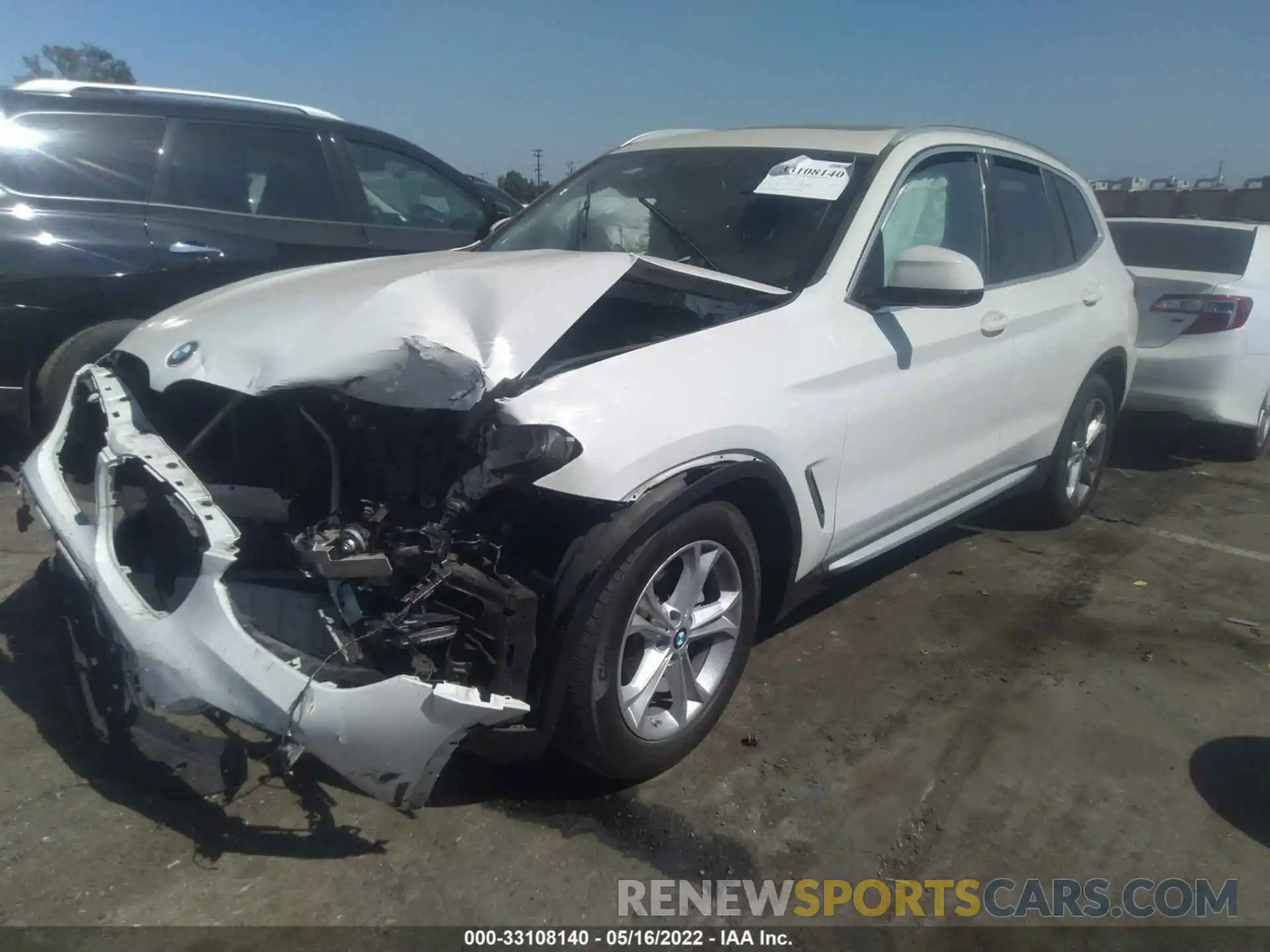 2 Photograph of a damaged car 5UXTR7C52KLR46930 BMW X3 2019