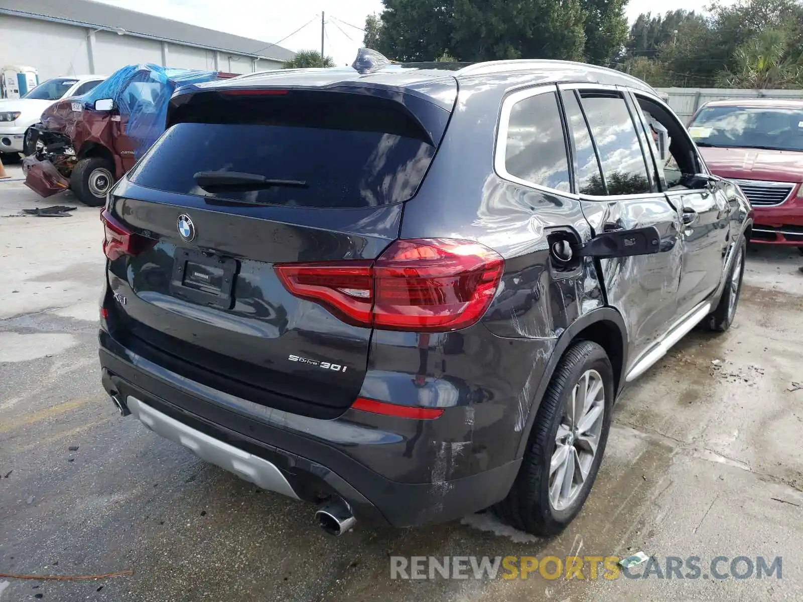 4 Photograph of a damaged car 5UXTR7C52KLR49875 BMW X3 2019