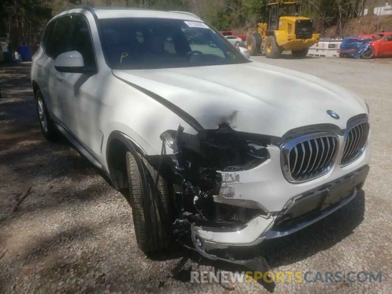 1 Photograph of a damaged car 5UXTR7C52KLR51450 BMW X3 2019