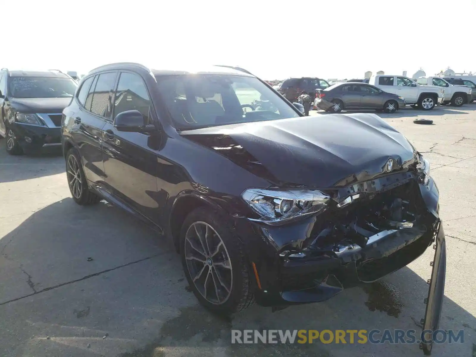 1 Photograph of a damaged car 5UXTR7C52KLR53358 BMW X3 2019